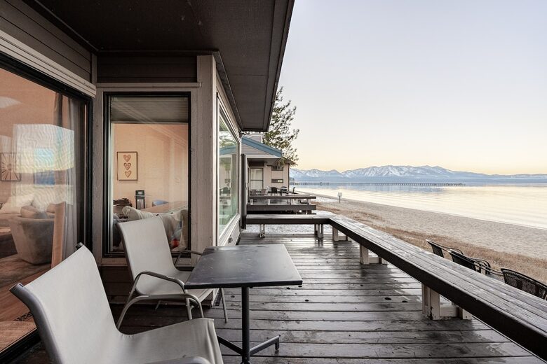 Lakefront Escape with Private Beach Access & Walk to Ski Shuttle - South Lake Tahoe, California