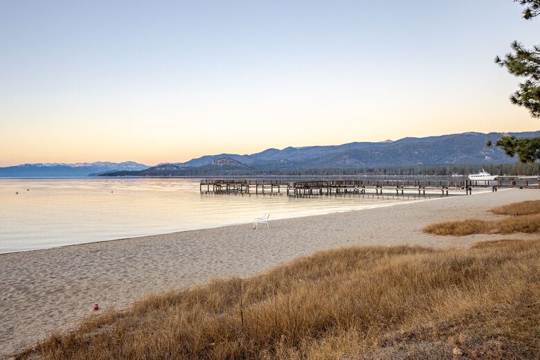 Lakefront Escape with Private Beach Access & Walk to Ski Shuttle - South Lake Tahoe, California