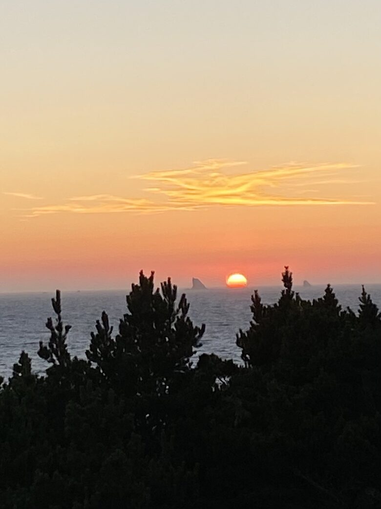 Sunset from our deck