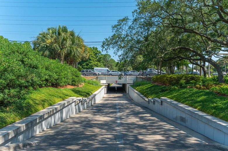 Golf Cart Tunnel to Gulf Access