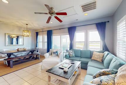Coastal Haven with Sound Views in Surf City - Surf City, North Carolina