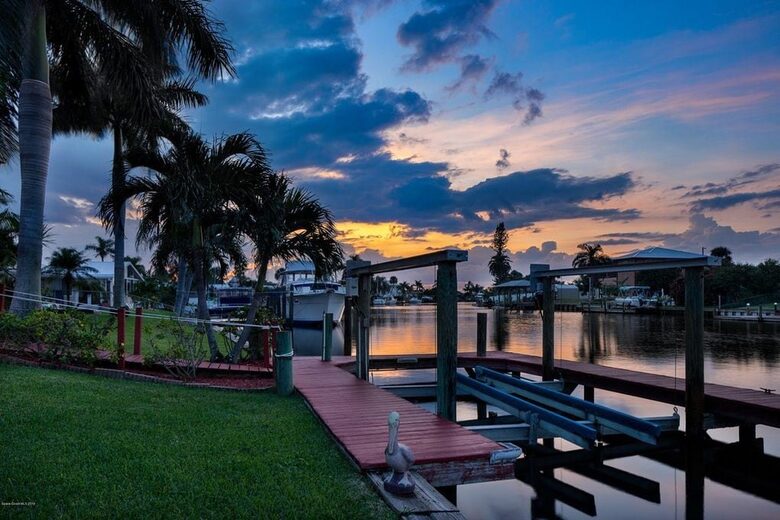 Canalfront Escape with Pool, Kayaks, & Game Room - Cocoa Beach, Florida