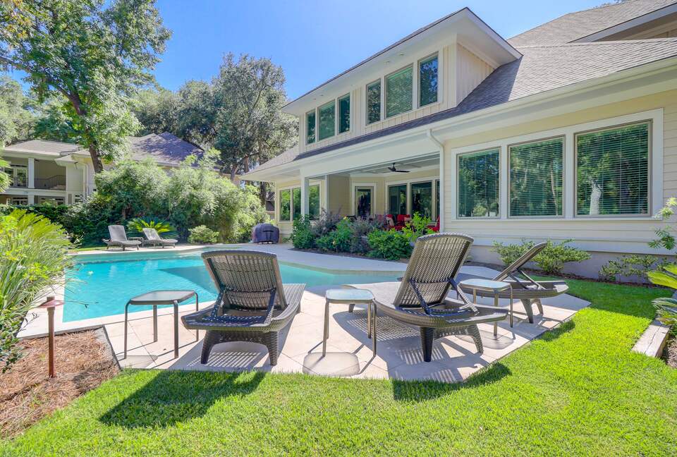 Grand Retreat in Sea Pines | Overlooking Harbour Town Golf - Hilton Head Island, South Carolina