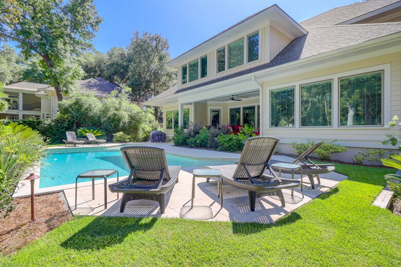 Grand Retreat in Sea Pines | Overlooking Harbour Town Golf - Hilton Head Island, South Carolina