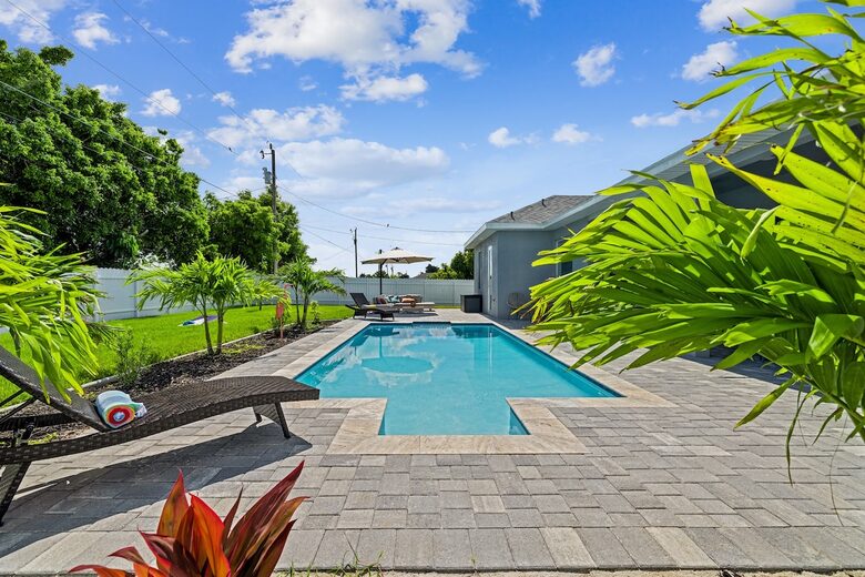 Sunlit Serenity with Private Pool & Outdoor Oasis - Cape Coral, Florida