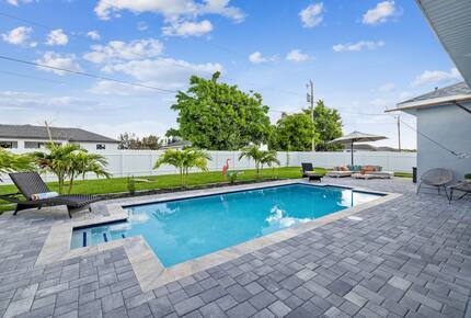Sunlit Serenity with Private Pool & Outdoor Oasis - Cape Coral, Florida
