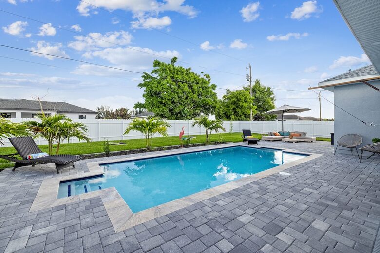 Sunlit Serenity with Private Pool & Outdoor Oasis - Cape Coral, Florida