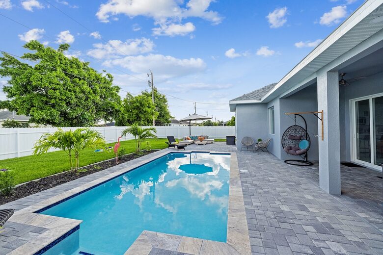 Sunlit Serenity with Private Pool & Outdoor Oasis - Cape Coral, Florida