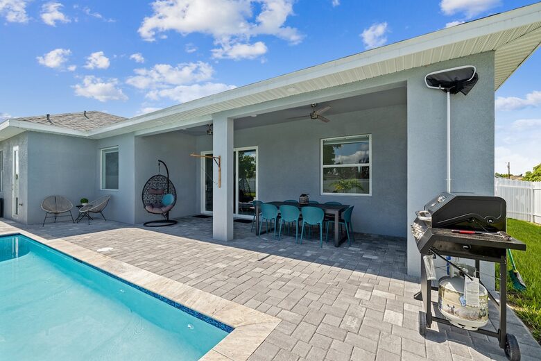 Sunlit Serenity with Private Pool & Outdoor Oasis - Cape Coral, Florida