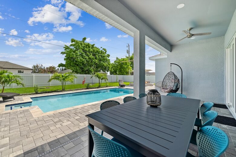 Sunlit Serenity with Private Pool & Outdoor Oasis - Cape Coral, Florida