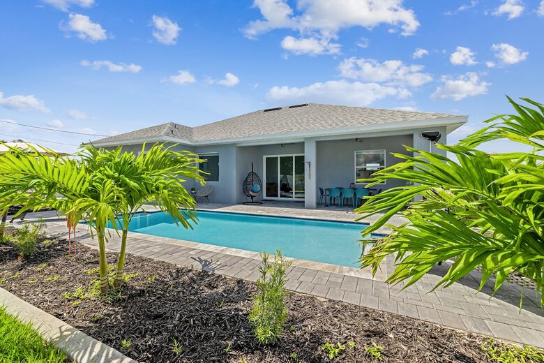Sunlit Serenity with Private Pool & Outdoor Oasis - Cape Coral, Florida
