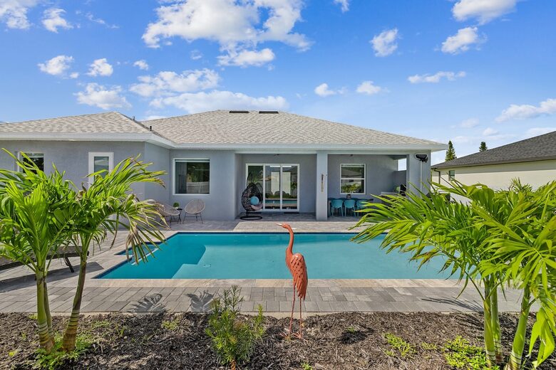 Sunlit Serenity with Private Pool & Outdoor Oasis - Cape Coral, Florida
