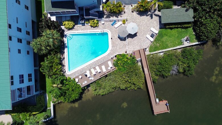 Cozy Coastal Escape with Water Views & Pool Access - Indian Shores, Florida