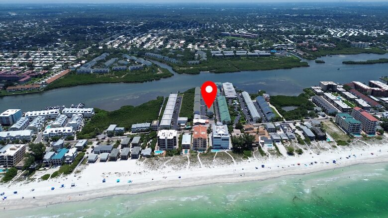 Cozy Coastal Escape with Water Views & Pool Access - Indian Shores, Florida