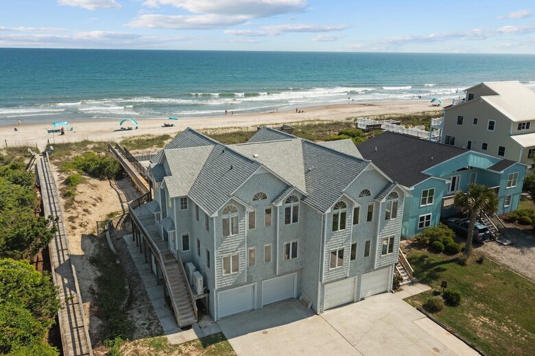 Exquisite Oceanfront Retreat with Endless Views - Emerald Isle, North Carolina