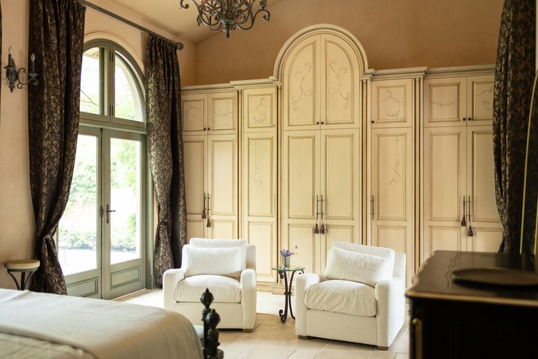 The Villa downstairs master bedroom