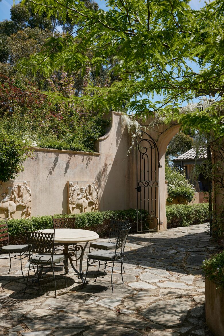 The Villa courtyard
