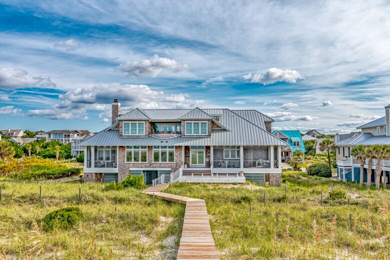 Stunning Beachfront Home with 'Old Soul' Character - Bald Head Island, North Carolina