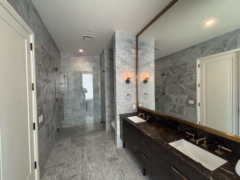 Master bathroom shower
