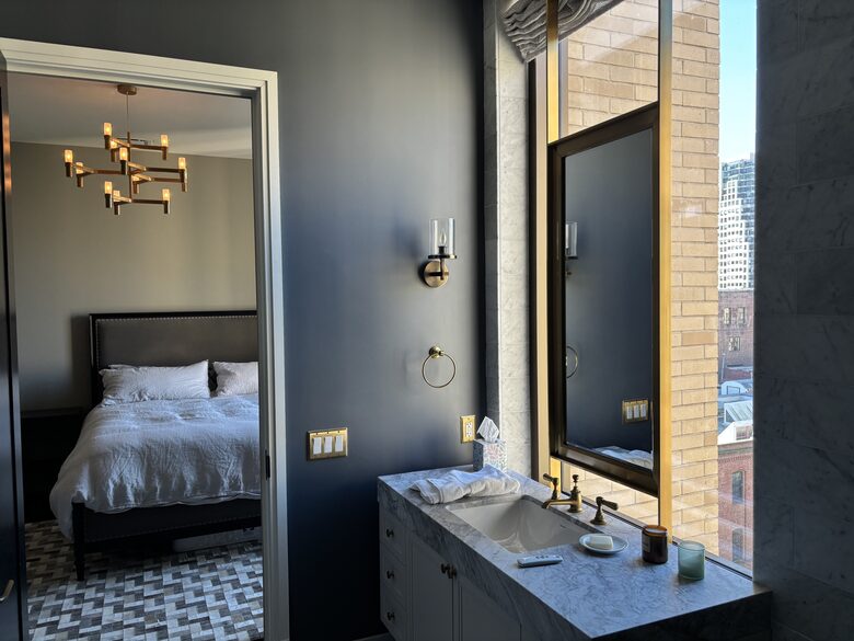 Guest suite bathroom
