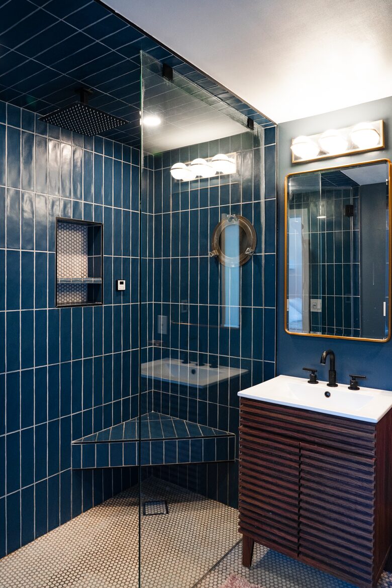 Extra Large Steam Shower for Spa-Like Relaxation in Master.