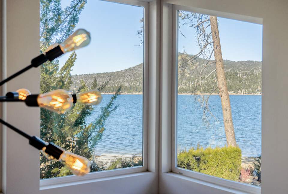 Lake & Mountain Views from the Master Bedroom + Loft