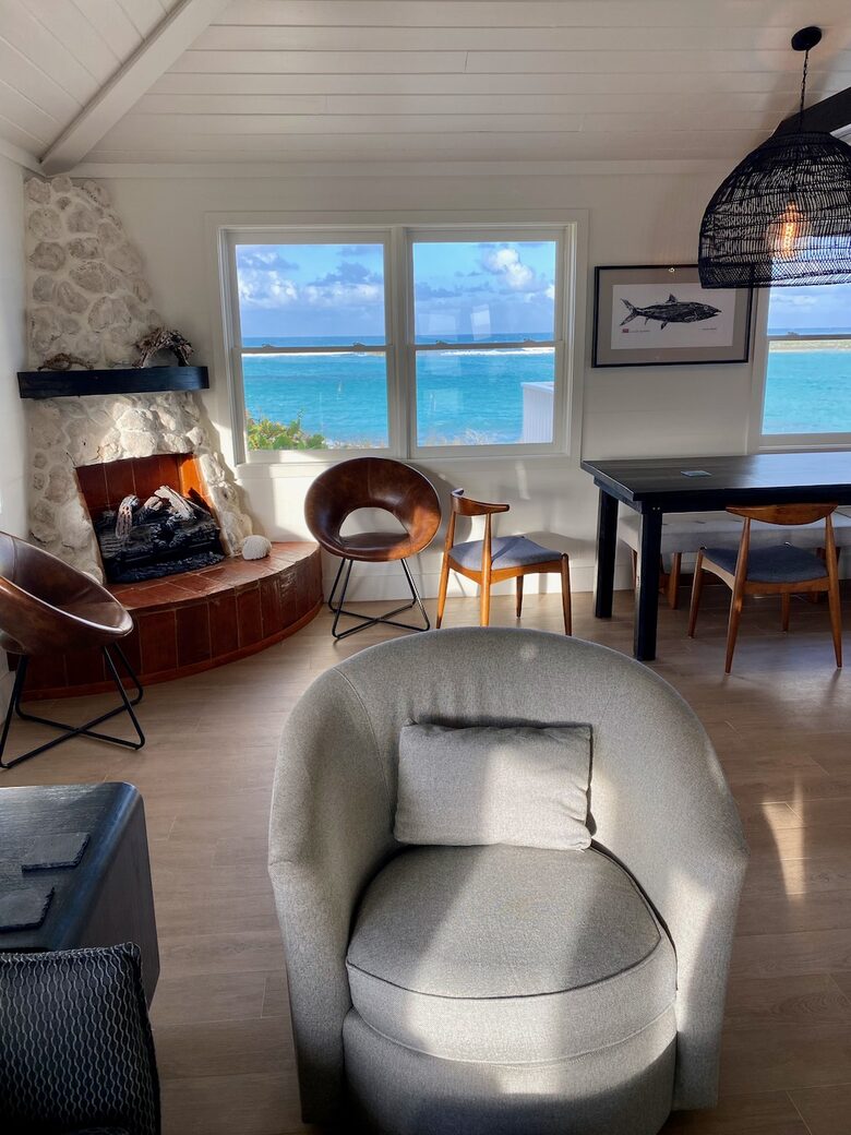 Electric fireplace has a light only mode for great ambiance