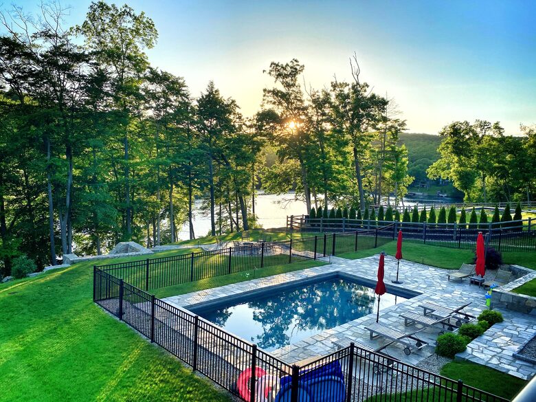 Custom Connecticut Lakefront Estate | Private Dock and Amenities - Oxford, Connecticut