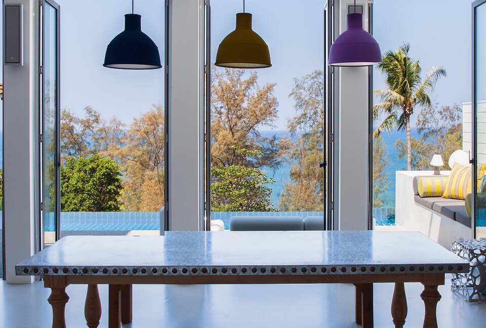 The view from the dining table