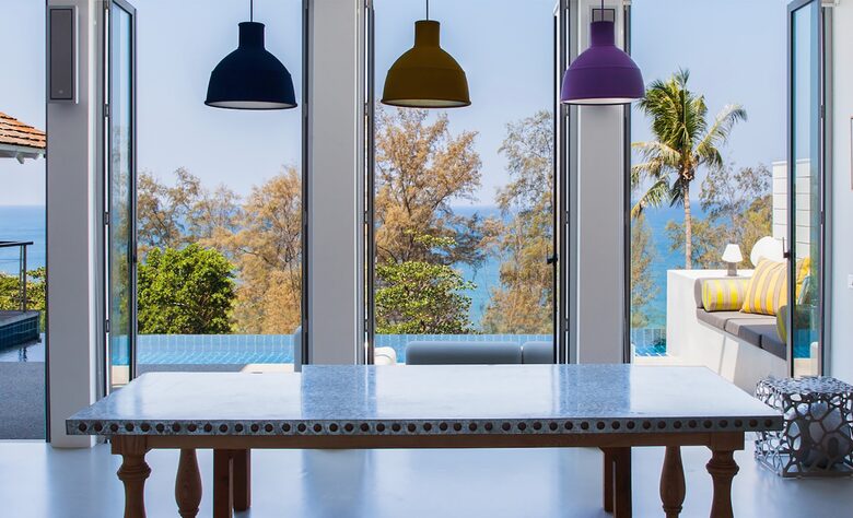 The view from the dining table