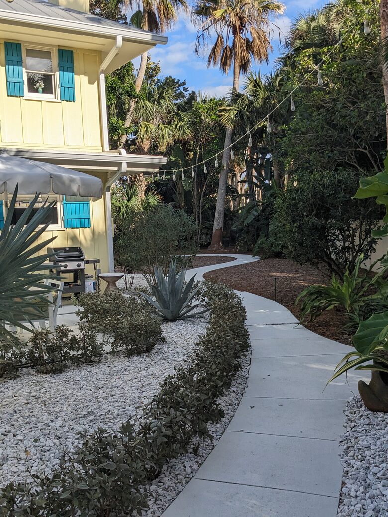 Over 1/2 acre yard