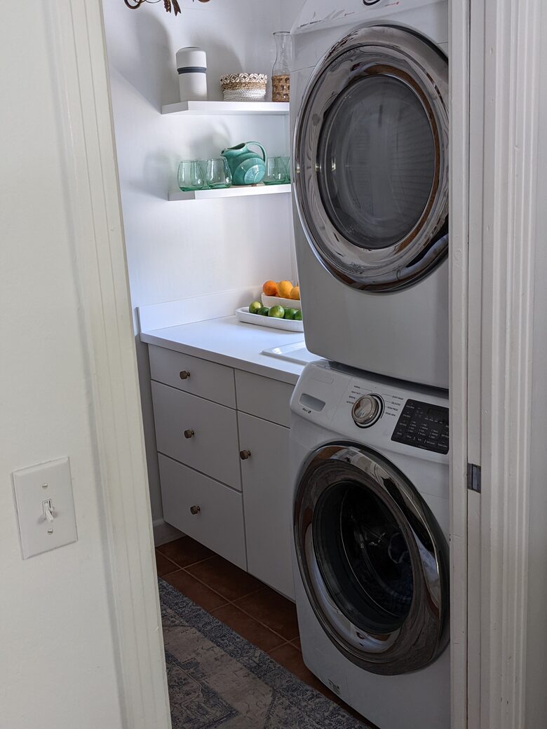 Large capacity washer and dryer