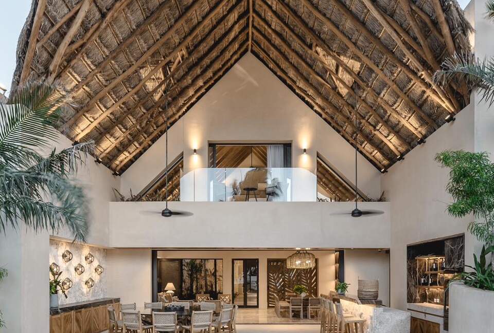 Modern Beachfront Escape with Panoramic Gulf Views - Ixil, Mexico