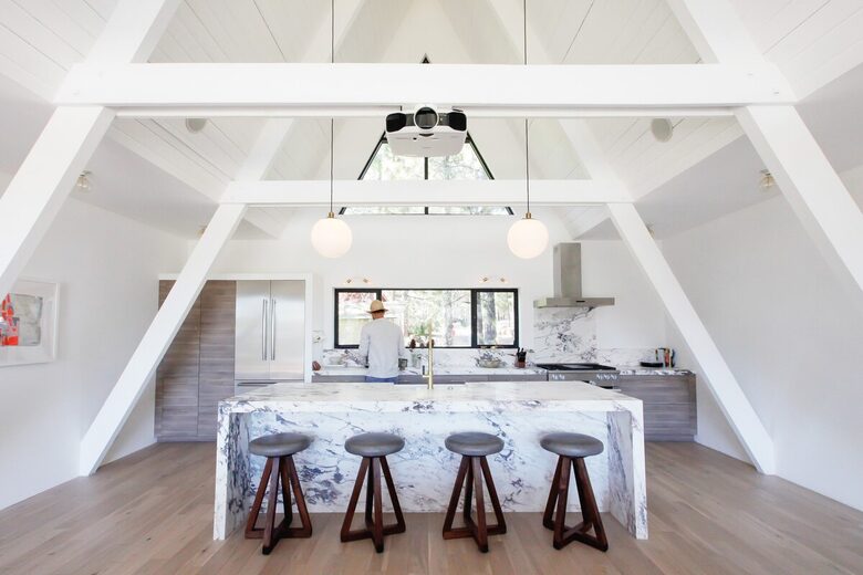 Iconic Mid-Century A-Frame Retreat on Big Bear Lake - Big Bear Lake, California