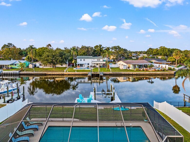 Serene Canal-Front Haven with Private Dock and Manatee Views - Tampa, Florida