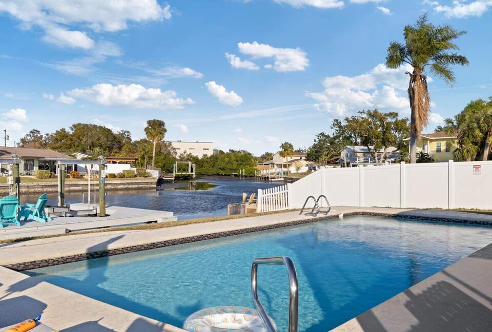 Serene Canal-Front Haven with Private Dock and Manatee Views - Tampa, Florida