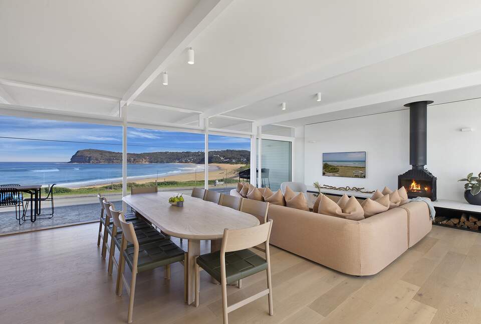 Beachfront Elegance with Panoramic Coastal Views & Private Mineral Pool - Copacabana, Australia