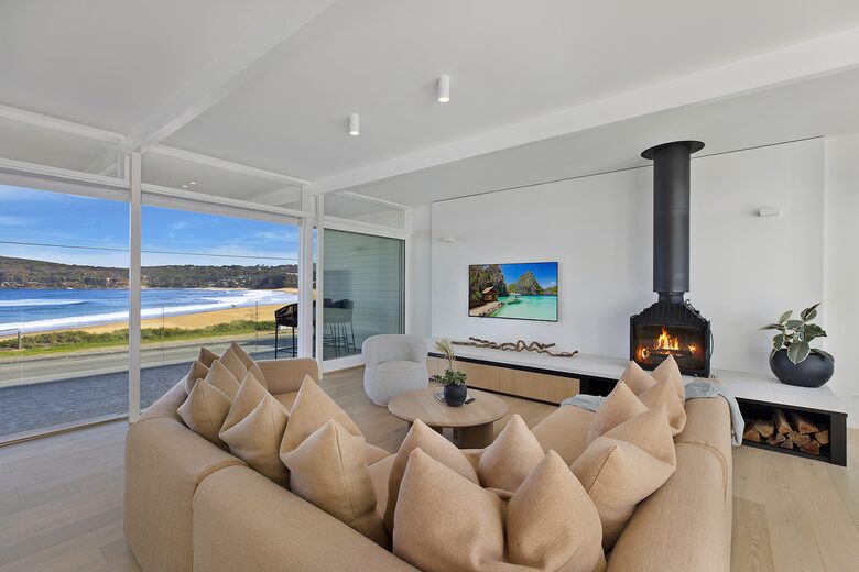 Beachfront Elegance with Panoramic Coastal Views & Private Mineral Pool - Copacabana, Australia