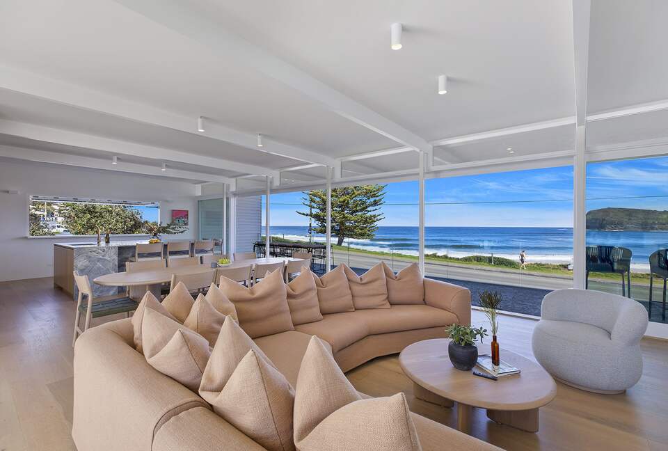 Beachfront Elegance with Panoramic Coastal Views & Private Mineral Pool - Copacabana, Australia