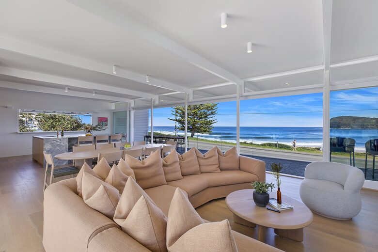 Beachfront Elegance with Panoramic Coastal Views & Private Mineral Pool - Copacabana, Australia