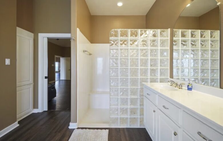 Master shower