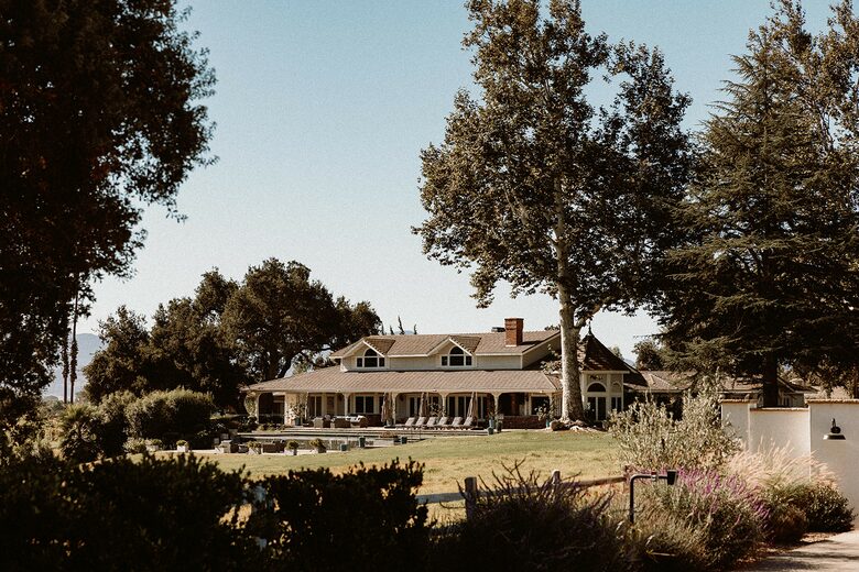 Prestigious Wine Country Farmhouse with Pool & Vineyard Views - Ballard, California