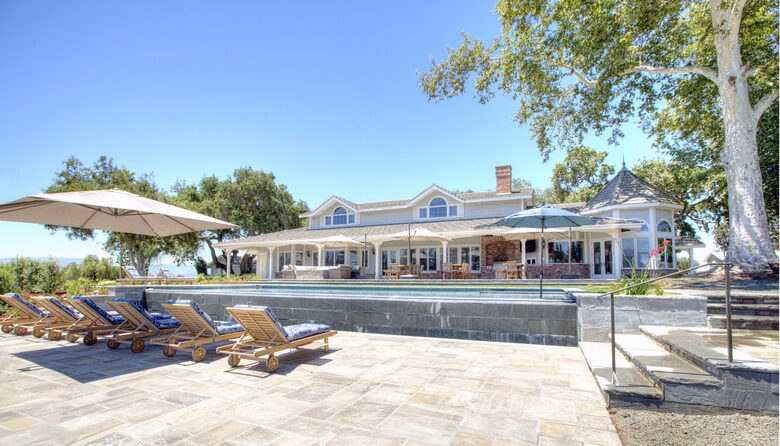 Prestigious Wine Country Farmhouse with Pool & Vineyard Views - Ballard, California