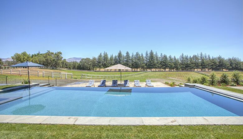 Prestigious Wine Country Farmhouse with Pool & Vineyard Views - Ballard, California