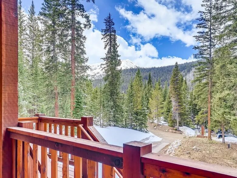 View from second story deck