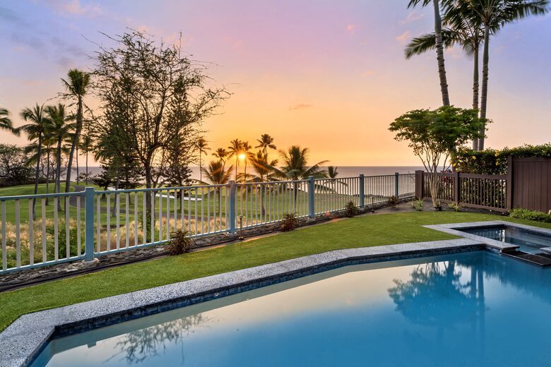 Pool with Sunset Views