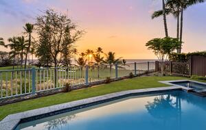 Pool with Sunset Views