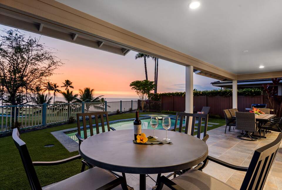 Lanai with Ocean Views
