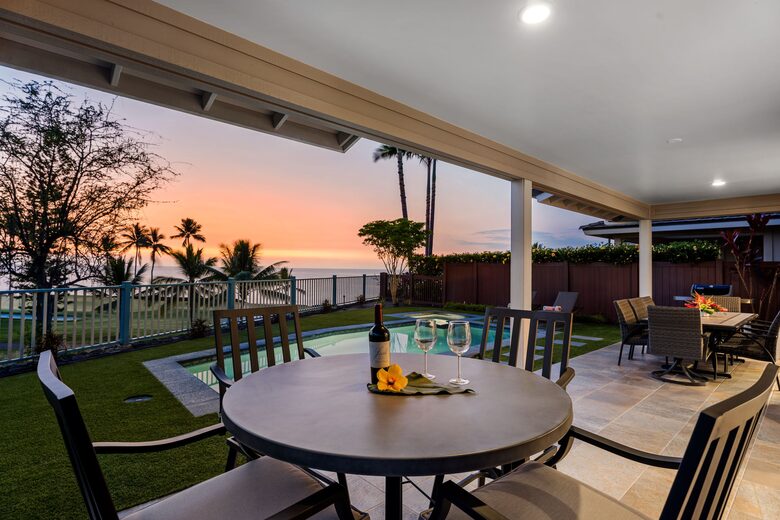 Lanai with Ocean Views