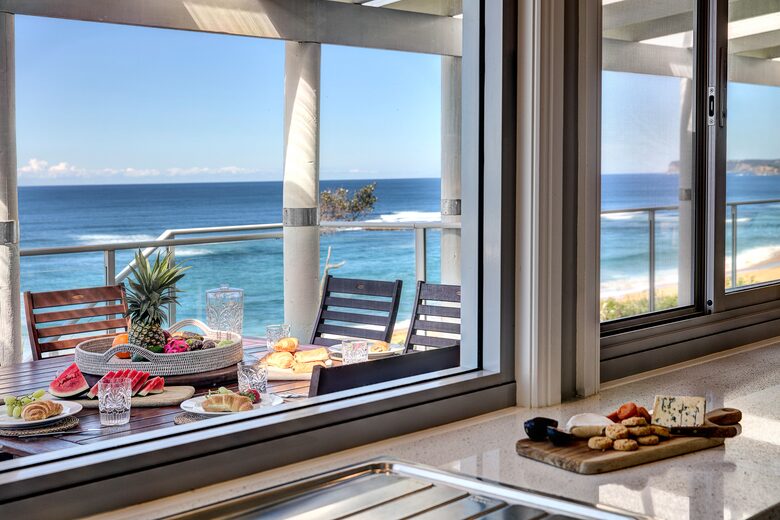 Seaside Sanctuary with Direct Beach Access & Panoramic Ocean Views - Forresters Beach, Australia